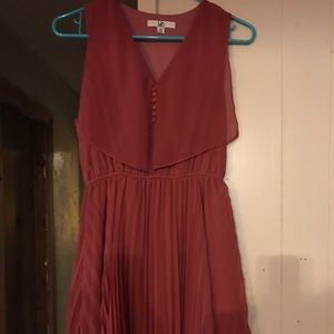 Rust colored cocktail dress